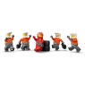 LEGO 60443 F1 Pit Stop & Pit Crew with Ferrari Car