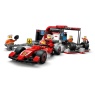 LEGO 60443 F1 Pit Stop & Pit Crew with Ferrari Car