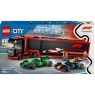 LEGO 60445 F1 Truck with RB20 & AMR24 F1 Cars