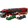 LEGO 60445 F1 Truck with RB20 & AMR24 F1 Cars