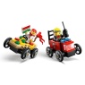 LEGO 60458 Pizza vs. Fire Truck Race Car Pack