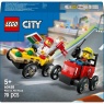 LEGO 60458 Pizza vs. Fire Truck Race Car Pack