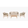 Pacific Lifestyle Pacific Denver 4 Seat Outdoor Seating Set - Sage Green