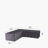 Pacific Lifestyle Aerocover Outdoor Seating Set L-Shape Cover