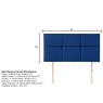 Silentnight Arezzo Strutted Headboard