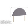 Silentnight Axel Strutted Headboard