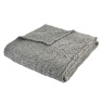 Bianca Cable Knit Throw - Grey