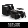 Ninja Ninja AF200UK Foodi 4-in-1 Dual Zone 7.6L Air Fryer - Black