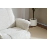 Maine Fabric Recliner Chair & Stool Set - Marzipan