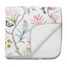 Sanderson Clementine Quilted Throw - Duck Egg