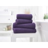 Deyongs Rialto Ribbed Towel - Purple