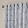 Paoletti Horto Botanical Eyelet Curtains - Blue
