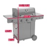 Char-Broil Char-Broil Essential 3G 3 Burner Gas Barbecue