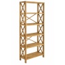 Unique X Oak 6 Shelf Unit