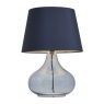 BHS Clarise Glass Table Lamp - Colbalt Blue