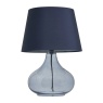BHS Clarise Glass Table Lamp - Colbalt Blue