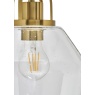 BHS BHS Saskia Bubble Glass 1 Light Pendant - Warm Satin Brass