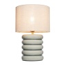 BHS Florence Flump Table Lamp - Pale Green