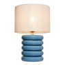 BHS Florence Flump Table Lamp - Blue