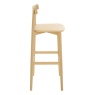 Ercol Ercol Upholstered Lara Bar Stool With Back 75cm