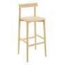 Ercol Ercol Upholstered Lara Bar Stool With Back 75cm