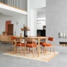 G Plan Flora Dining Chair - Orange