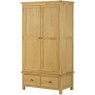 Downtown Provence Oak 2 Door Gents Wardrobe