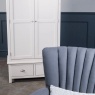 Downtown Provence Oak 2 Door Gents Wardrobe