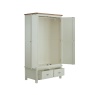 Downtown Provence Stone & Oak 2 Door Gents Wardrobe