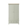 Downtown Provence Stone & Oak 2 Door Gents Wardrobe