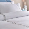 Appletree Julianna Embroidery Duvet Set - White