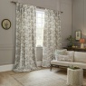 Sanderson Chinese Lanterns Pencil Pleat Curtains - Linen