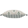 Sanderson Sessile Leaf Feather Rich Cushion 30x50cm - Flax