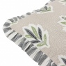 Sanderson Sanderson Sessile Leaf Ruffle Feather Rich Cushion 50cm - Flax