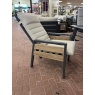 Norfolk Leisure Norfolk Leisure Antigua 6 Seat Reclining Dining Set - Grey/Wood Effect
