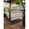 Norfolk Leisure Norfolk Leisure Antigua Corner Set With Adjustable Table - Grey/Wood Effect