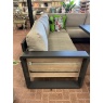 Norfolk Leisure Norfolk Leisure Antigua Corner Set With Adjustable Table - Grey/Wood Effect