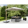 Norfolk Leisure Royce Executive Square 3x3m Cantilever & Cover - Wood Look/Grey