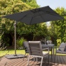 Norfolk Leisure Royce Junior Square 2.5x2.5m Cantilever - Anthracite/Carbon