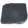Norfolk Leisure Royce 100kg Four Part Plastic Concrete Base - Black