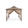 Royalcraft Dubai 3m X 3m Gazebo & Curtains - Mocha