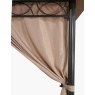 Royalcraft Dubai 3m X 3m Gazebo & Curtains - Mocha