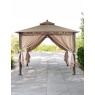 Royalcraft Dubai 3m X 3m Gazebo & Curtains - Mocha