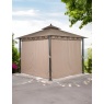 Royalcraft Dubai 3m X 3m Gazebo & Curtains - Mocha