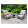 Signature Weave Sarah 2 Seater Lounge Set - Grey