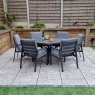 Signature Weave Signature Weave Bettina 6 Seater Hexagon Ceramic Table Dining Set