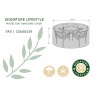 Signature Weave Cover For Bettina Hexagon Table & Chair Set