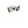 Signature Weave Signature Weave Amy 7 Seater Dining Lounge Set - Grey