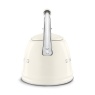 Smeg 50's Style Whistling Kettle 2.3L - Cream