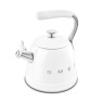 Smeg 50's Style Whistling Kettle 2.3L - White